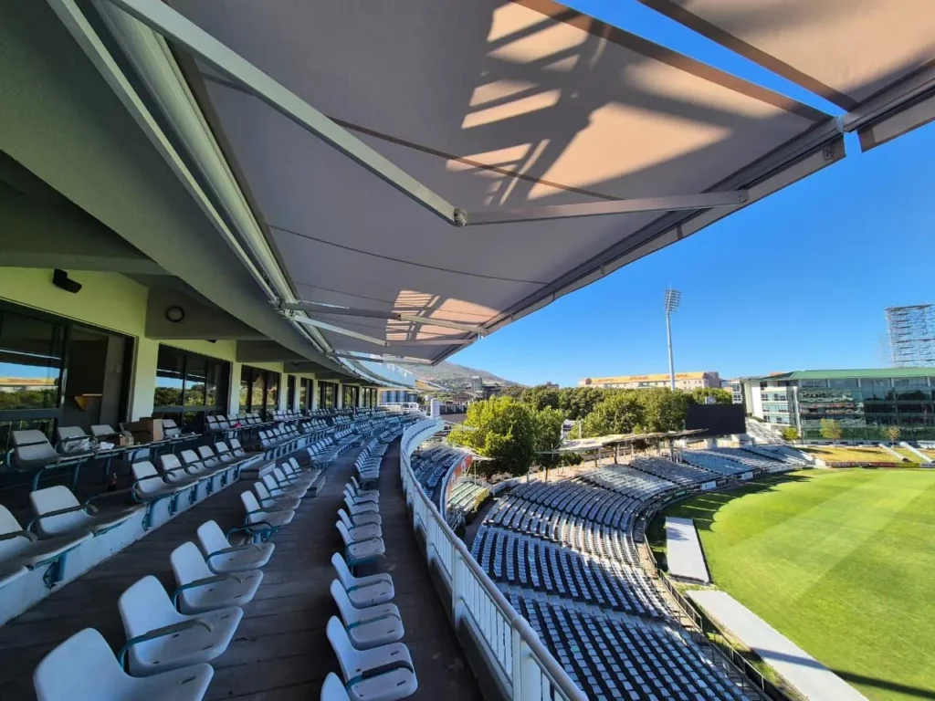 Newlands Cricket Ground Folding Arm Awnings
